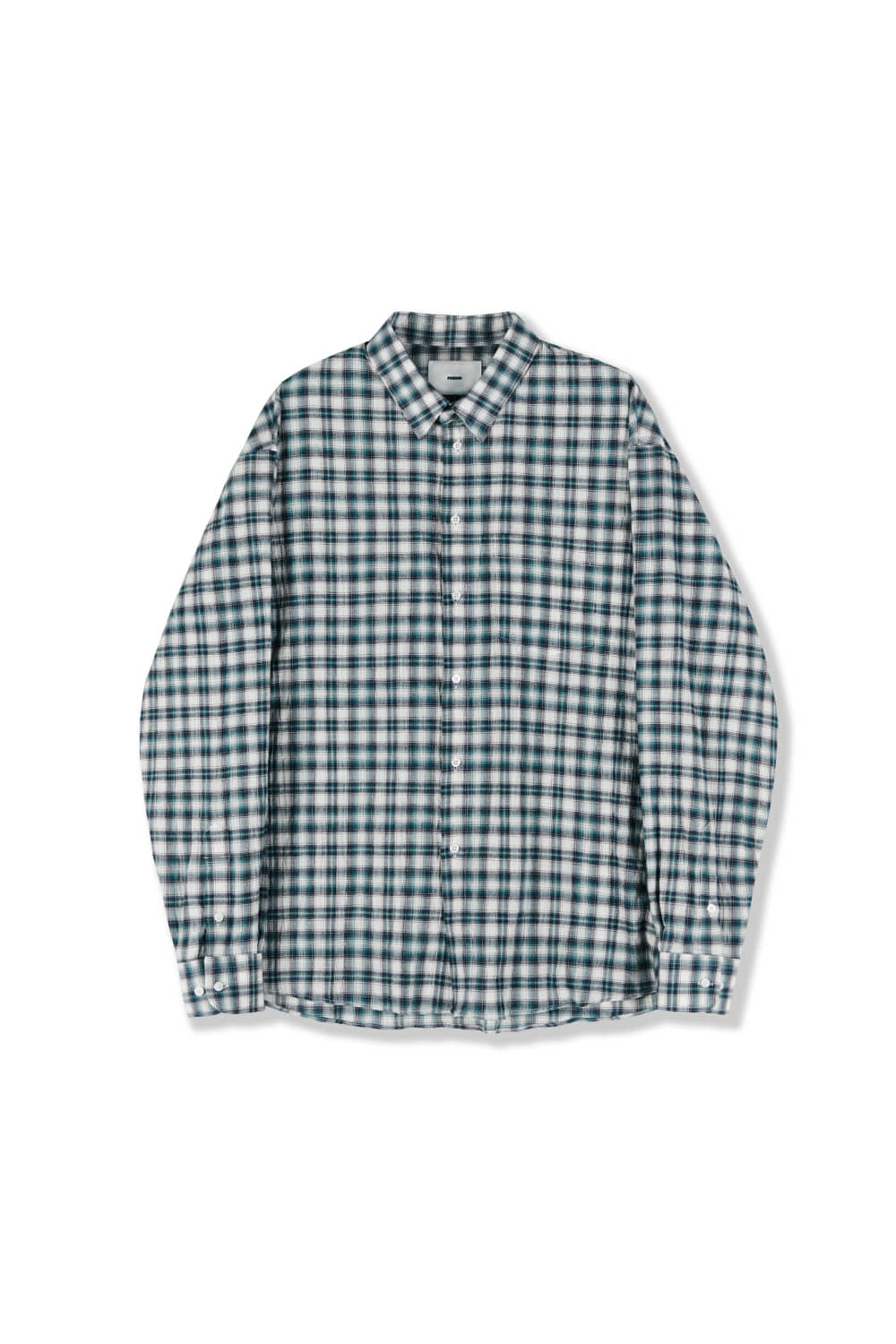 [24&#039;SS] relaxed shirts_check green