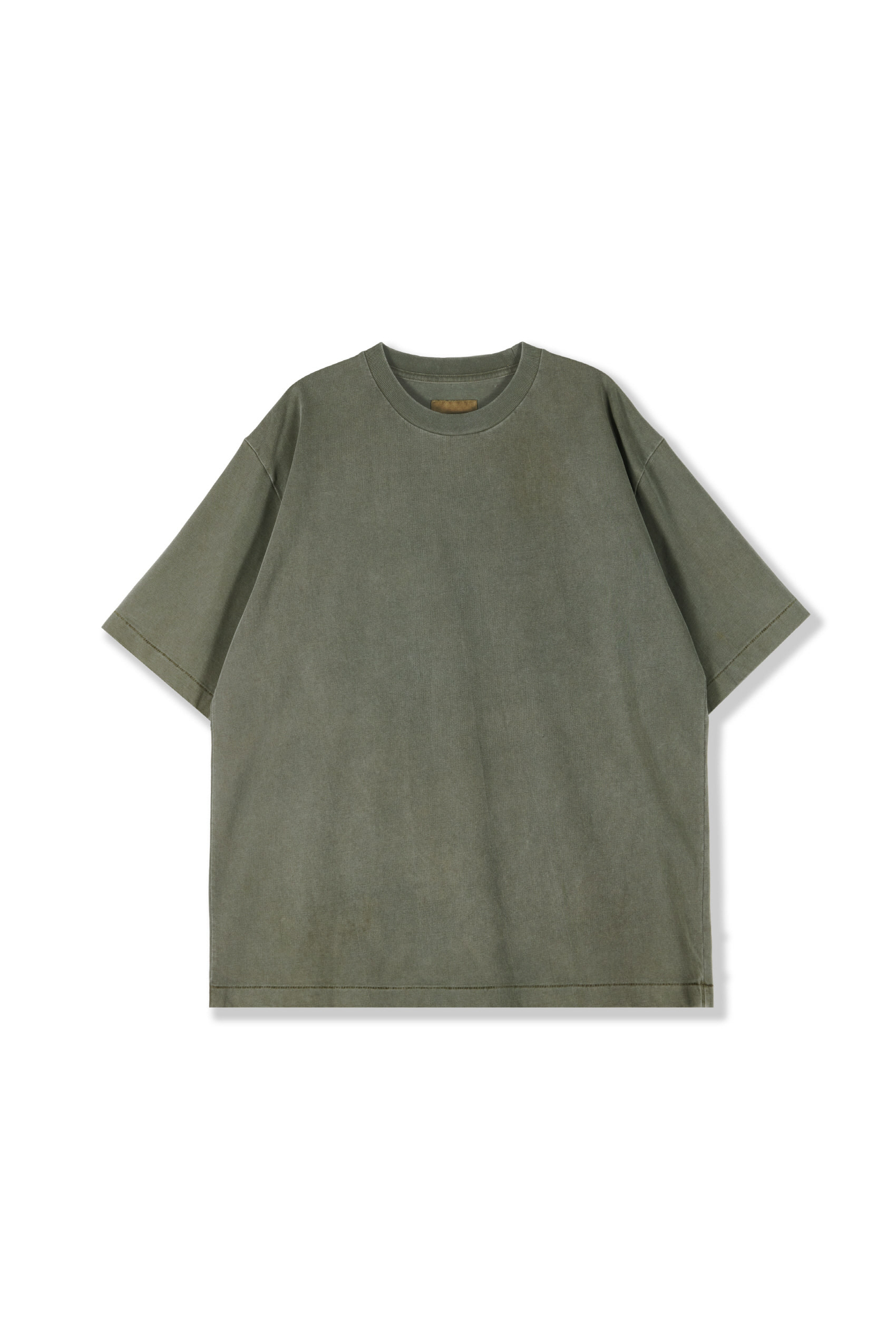 [24&#039;SS] pigment dyed 1/2 T-shirts_olive