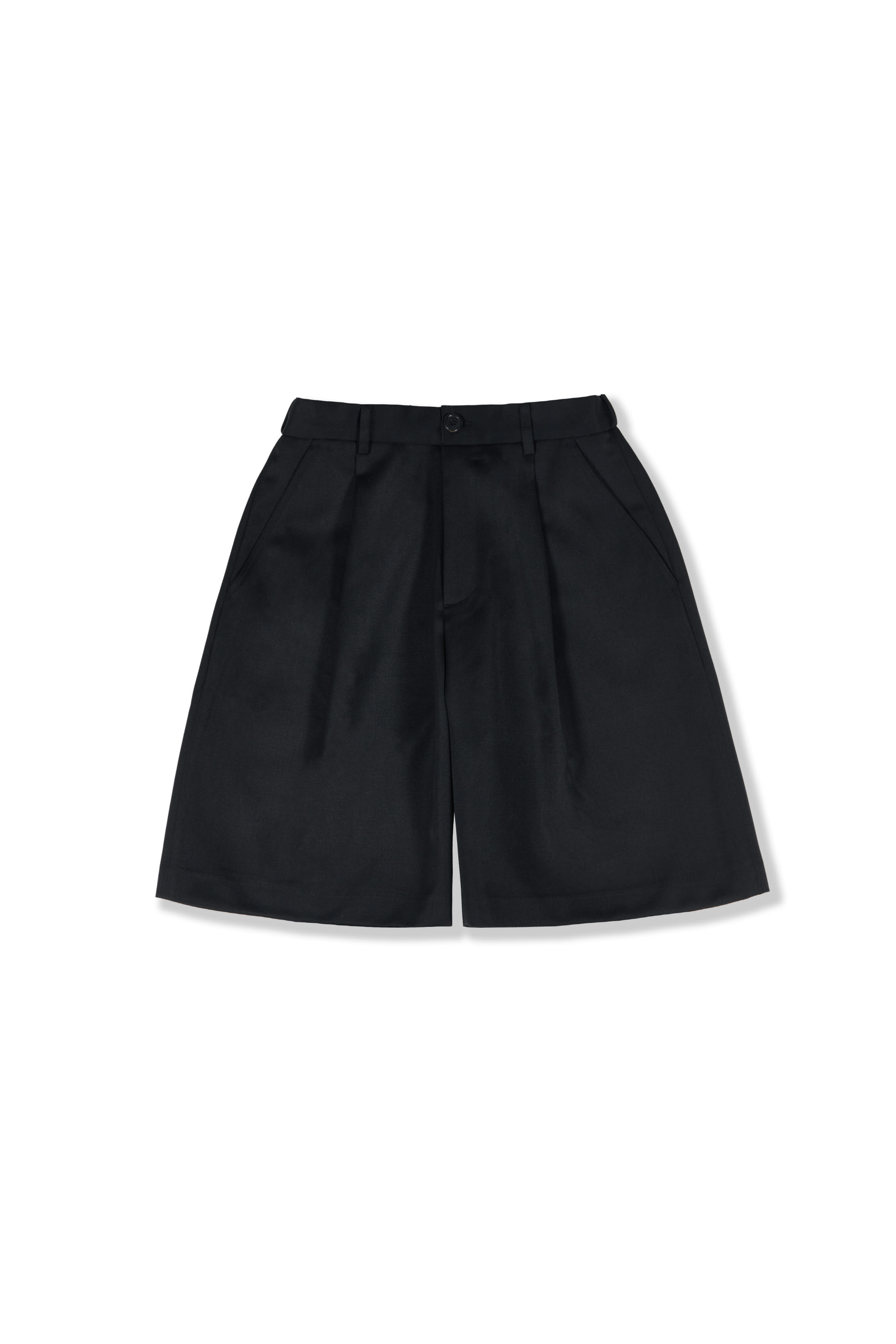 [24&#039;SS] wool bermuda shorts_black