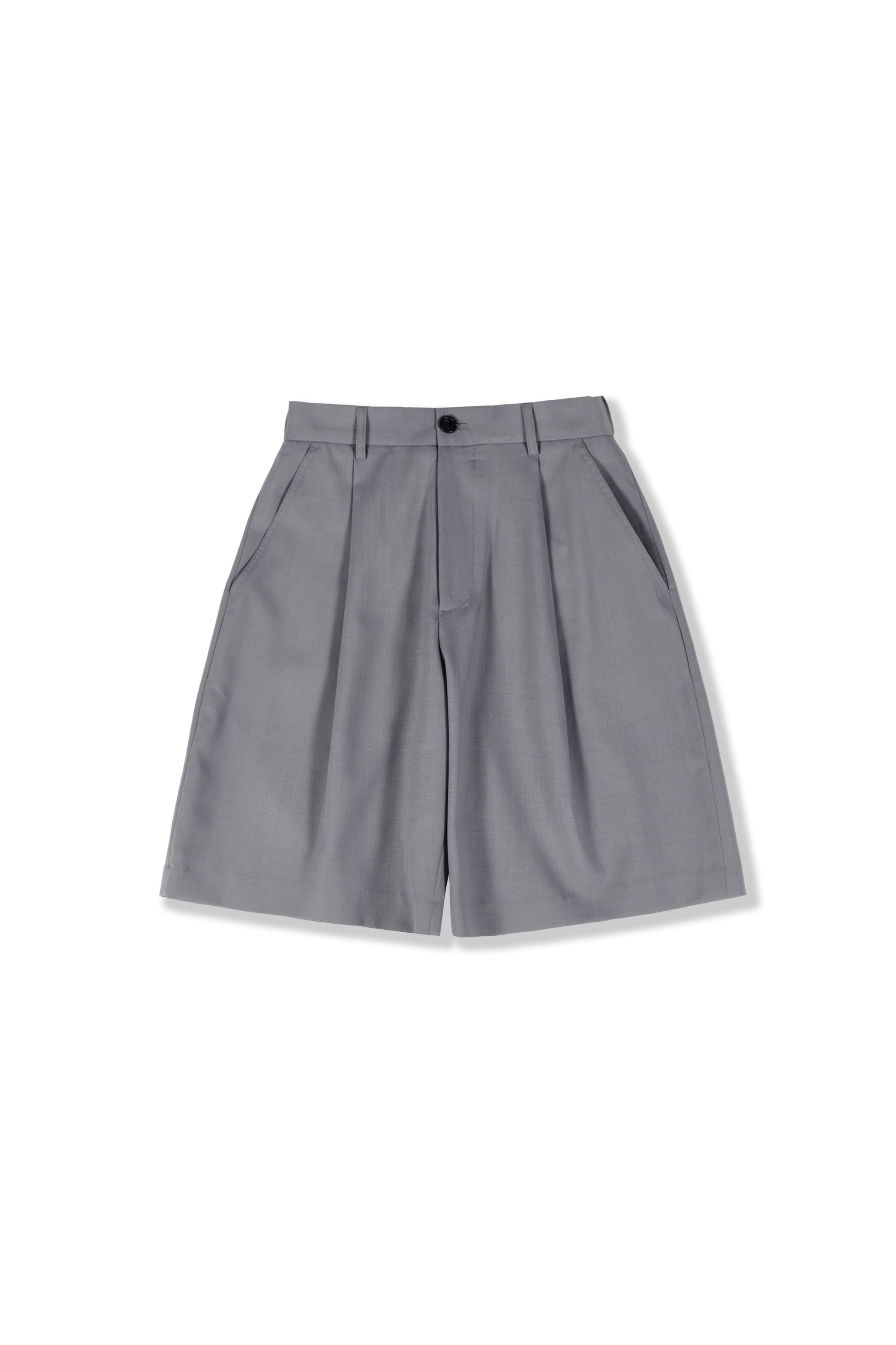 [24&#039;SS] wool bermuda shorts_gray