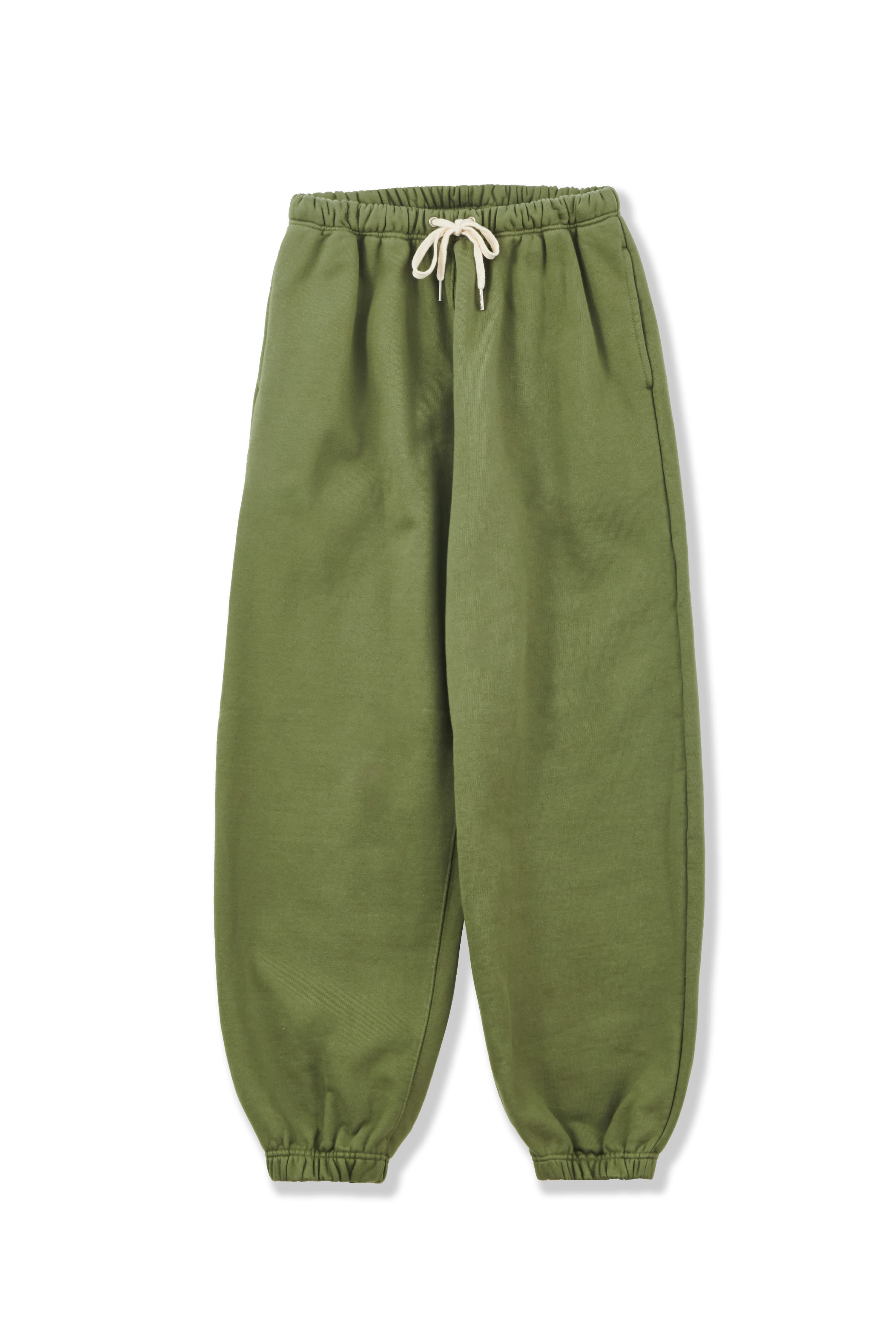 oversized sweat pants_olive green