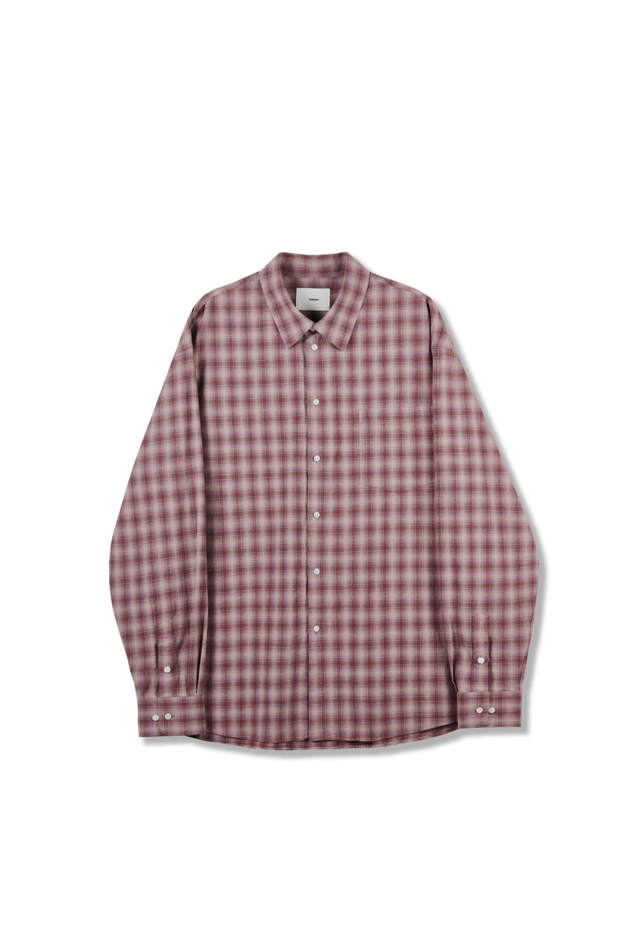 [23&#039;AW] relaxed shirts_check pink