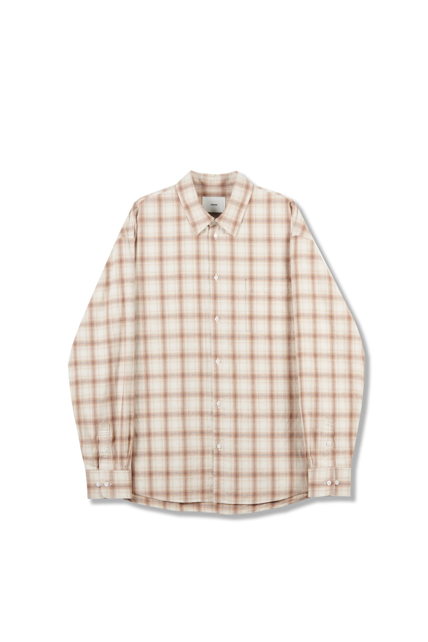 [23&#039;AW] relaxed shirts_check beige