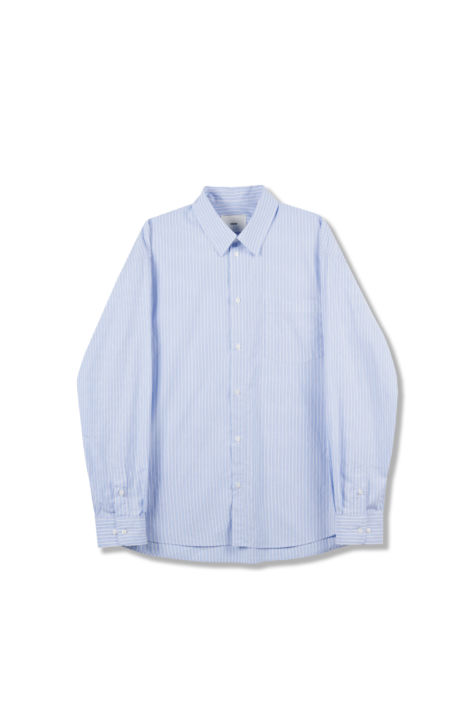[23&#039;AW] relaxed shirts_blue stripe