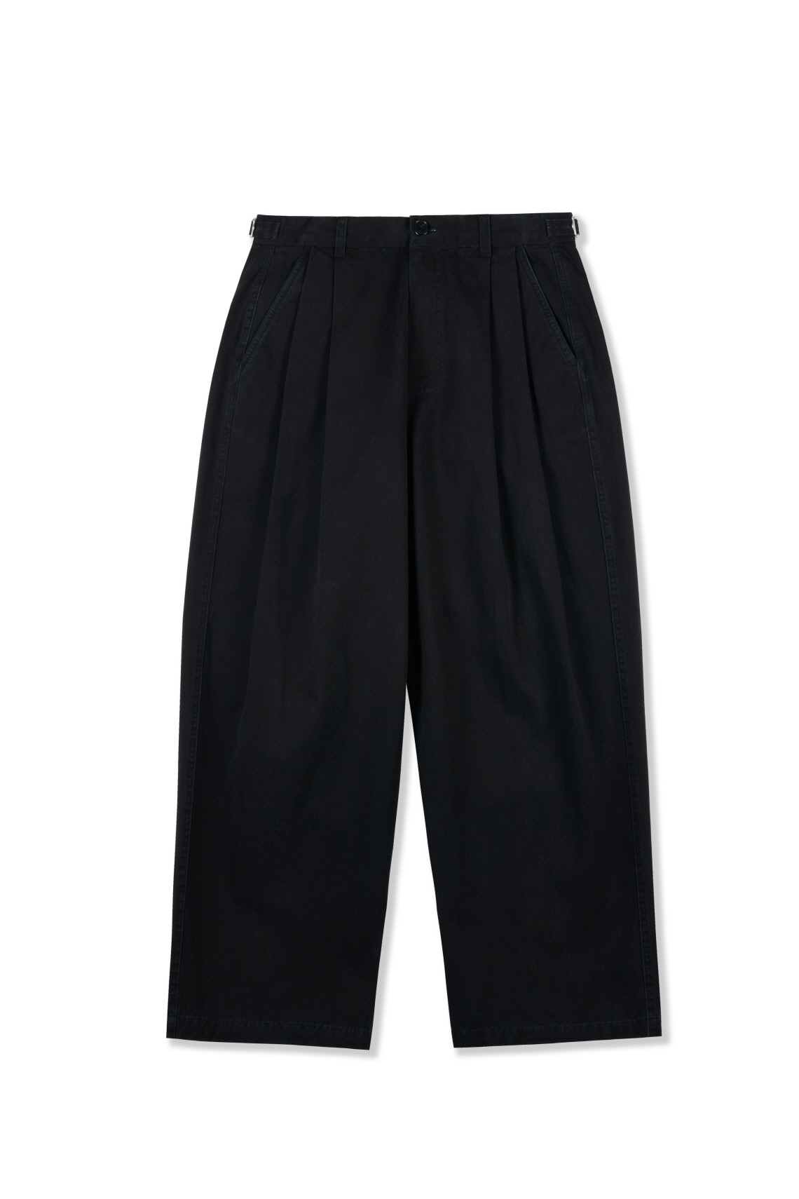 [23&#039;AW] wide chino trousers_black