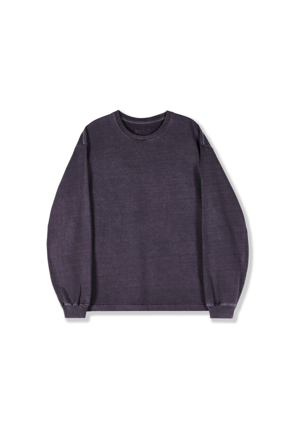 pigment dyed long sleeves_ash purple