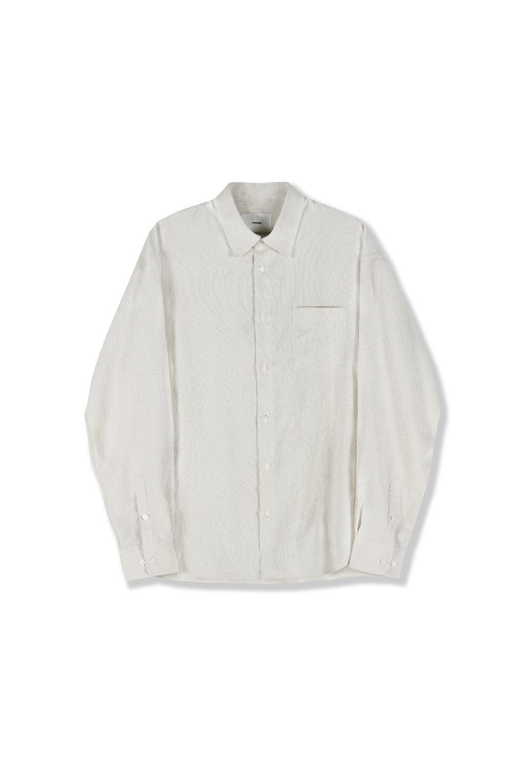 [24&#039;SS] relaxed shirts_thin stripe ivory
